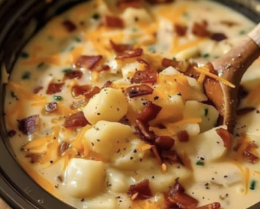 creamy cheesy bacon loaded soup