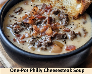 One Pot Philly Cheesesteak Soup 24