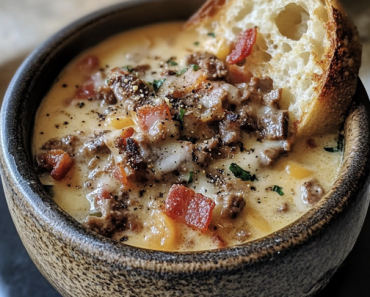 One Pot Philly Cheesesteak Soup 24