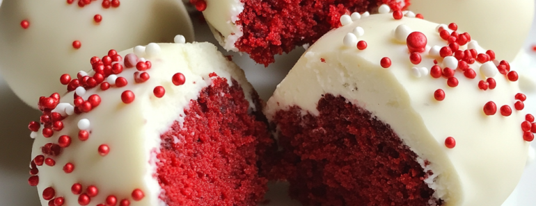 Red Velvet Cheesecake Balls