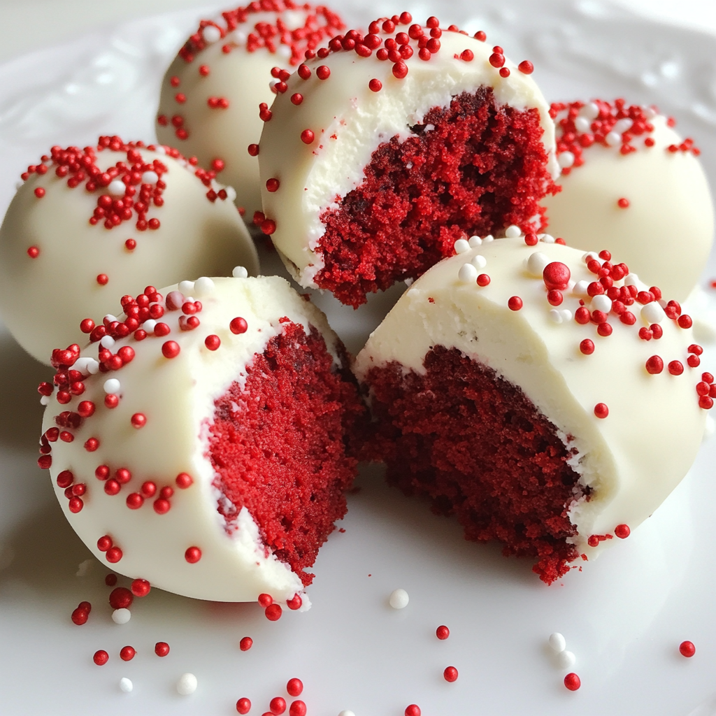 Red Velvet Cheesecake Balls