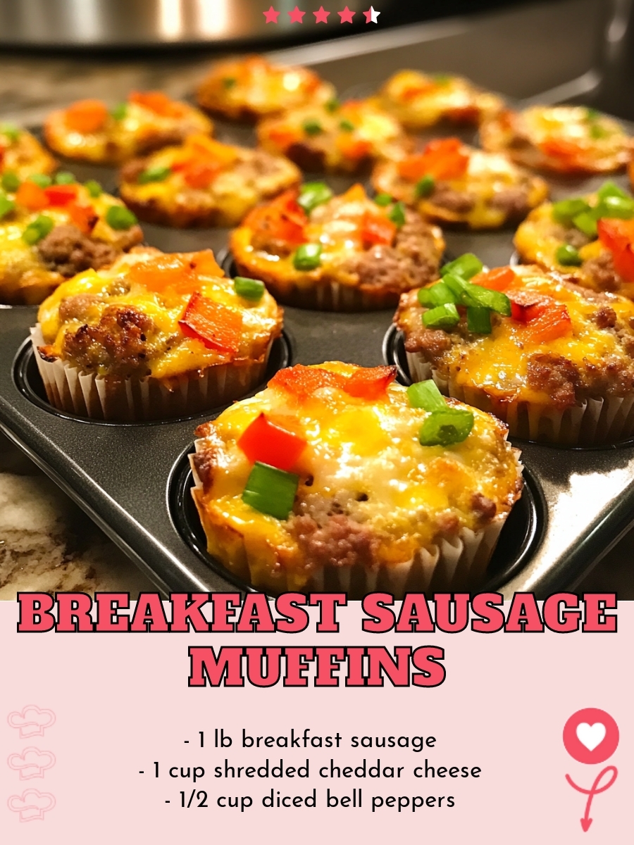 Breakfast Sausage Muffins