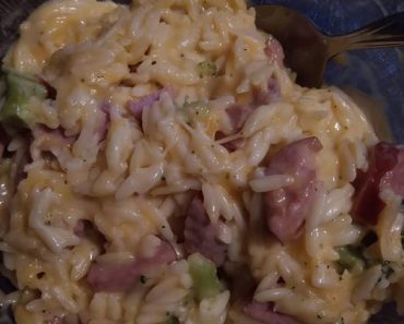 24- Cheesy Orzo with Sausage and Broccoli