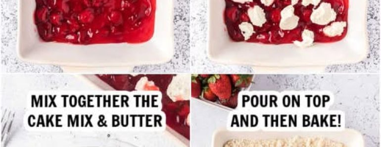 24- Strawberry Cheesecake Dump Cake Recipe