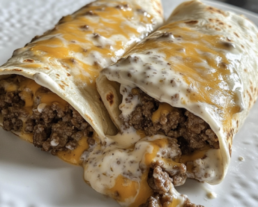 Cheesy Ground Beef Wrap