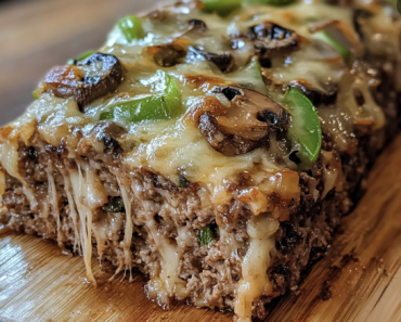 Classic Philly Cheesesteak Meatloaf