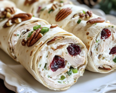 Cranberry Turkey Holiday Roll Ups