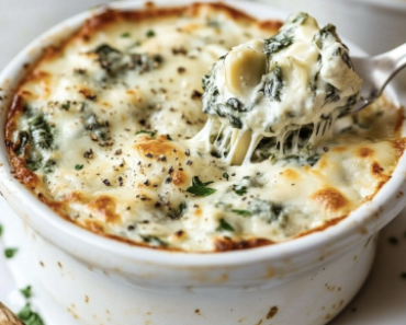 Cheesy Spinach Artichoke Dip