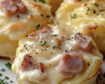 Cheesy Ham Potato Casserole