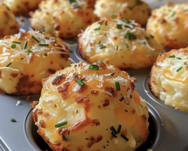 Cheesy Mashed Potato Puffs