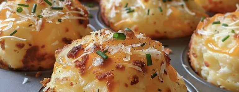 Cheesy Mashed Potato Puffs