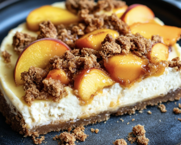 Peach Cobbler Cheesecake Recipe