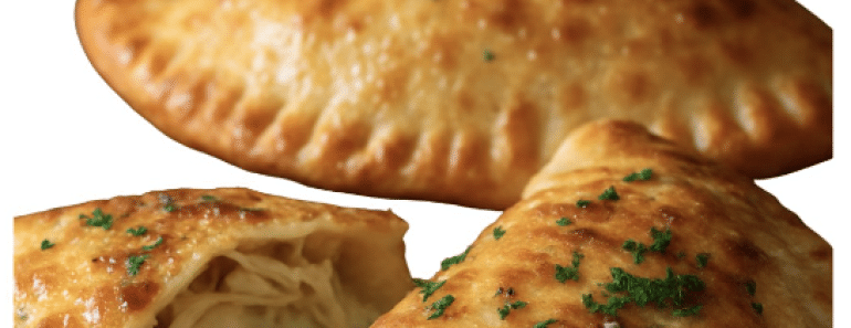 Chicken Alfredo Air Fryer Calzones