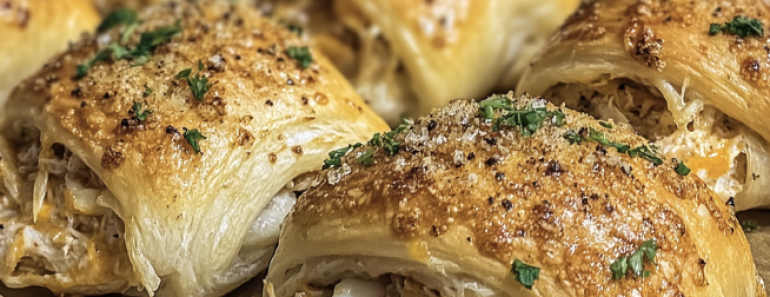 Chicken Stuffed Crescent Rolls