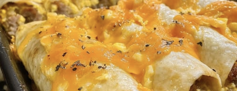 Sausage Egg Cheese Breakfast Roll-Ups