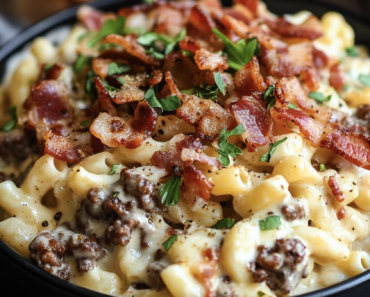 Loaded Bacon Cheeseburger Pasta