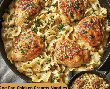 One Pan Chicken Creamy Buttered Noodles