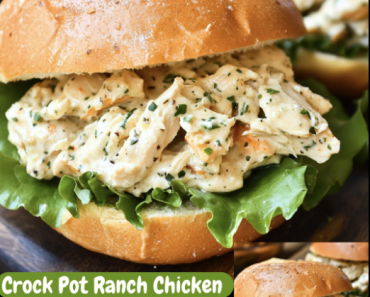 Crock Pot Ranch Chicken Sandwiches