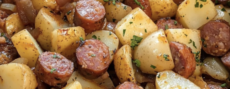 Crockpot Cajun Sausage Potatoes Recipe