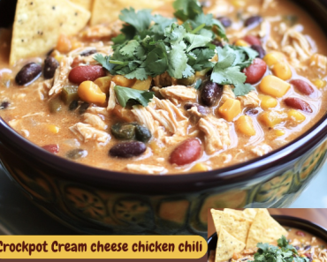 Crockpot Cream Cheese Chicken Chili Crockpot Cream Cheese Chicken Chili