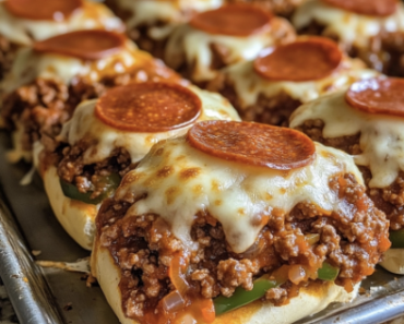 Pepperoni Pizza Sloppy Joes