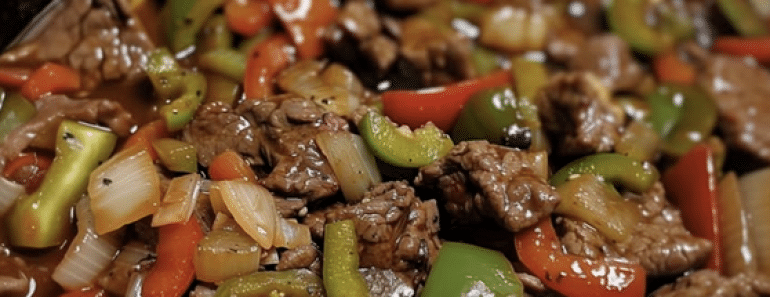 Pepper Steak in a Crock Pot
