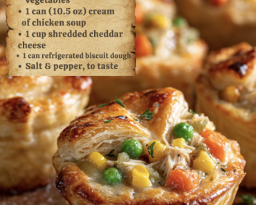 Mini Chicken Pot Pies Muffins