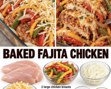 Cheesy Baked Fajita Chicken