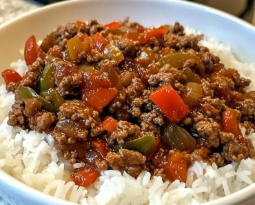 24-Beef and Pepper Rice Bowl: A Flavorful One-Pan Meal