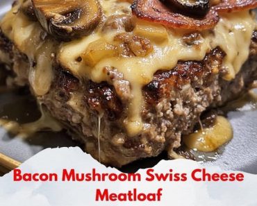 24- Bacon Mushroom Swiss Cheese Meatloaf