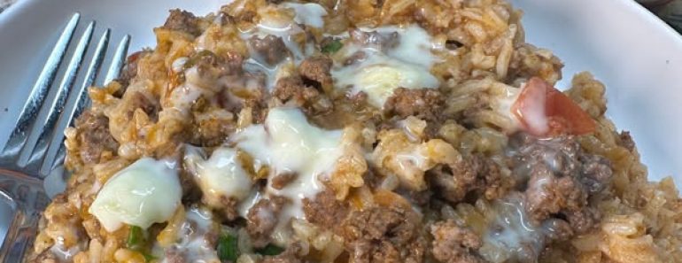 24-Taco Rice with Queso: The Ultimate Comfort Food