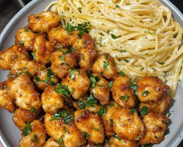 24-Lemon Garlic Butter Chicken Bites with Savory Parmesan Linguine 24-Lemon Garlic Butter Chicken Bites with Savory Parmesan Linguine