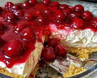 24-Easiest No-Bake Cherry Cheesecake 24-Easiest No-Bake Cherry Cheesecake
