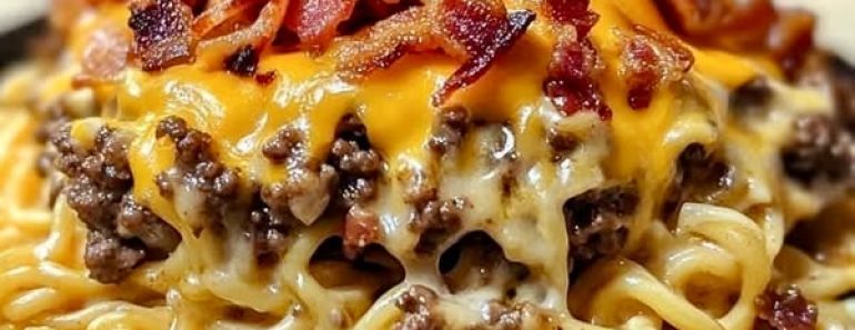 24-Bacon Cheeseburger Noodle Bake