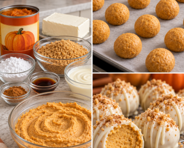 No Bake PumpkinCheesecake Balls