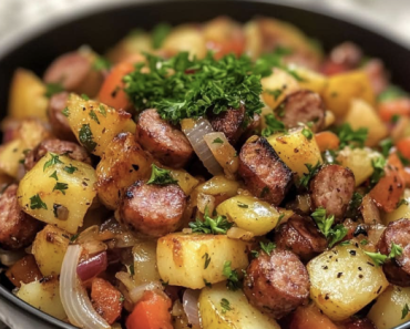 Smoked Sausage Potato Ranch Hash