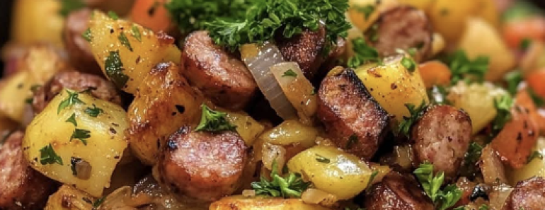 Smoked Sausage Potato Ranch Hash