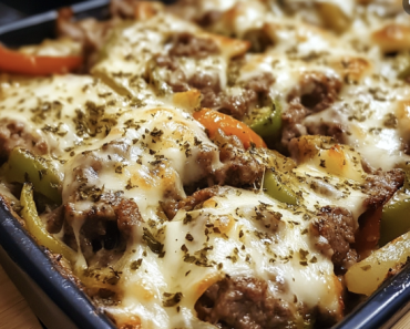 Philly Cheese Steak Casserole