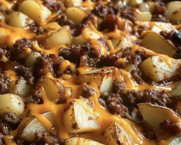 BBQ Beef Potato Bake