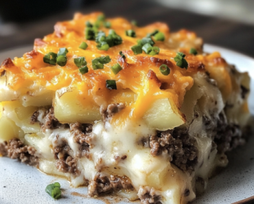 Cheesy Hamburger and Potato Casserole