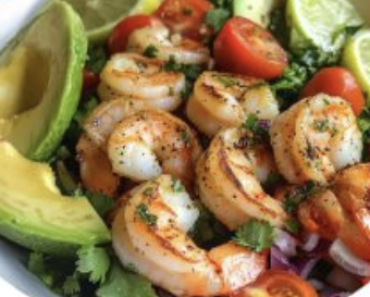 Zesty Lime Shrimp and Avocado Salad