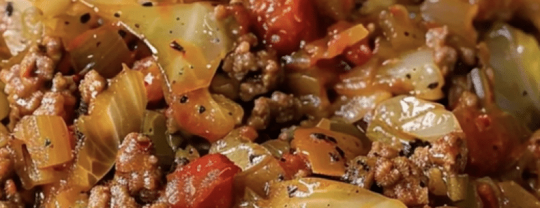 Cabbage and Ground Beef