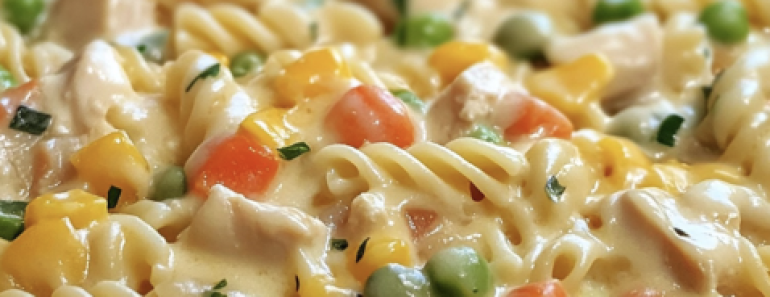 Chicken Pot Pie Pasta