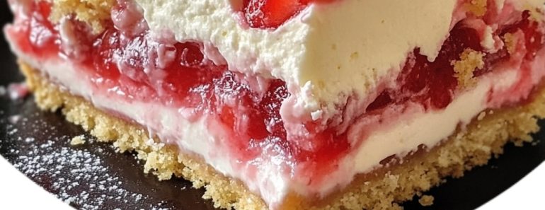 Strawberry Cheesecake Dump Cake 🍰