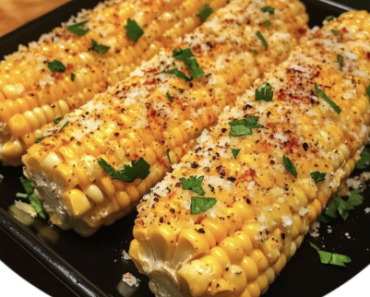 Cheesy Garlic Butter Corn on the Cob