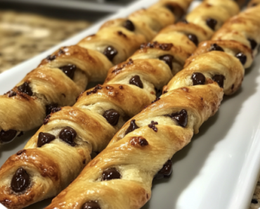 Chocolate Chip Cookie Dough Twists