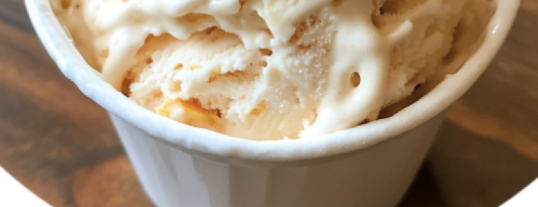 Homemade Peach Ice Cream Recipe