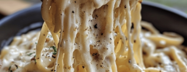 Creamy Loaded Bacon Cheeseburger Alfredo Pasta