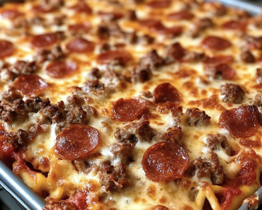 Meat Lovers Pizza Casserole