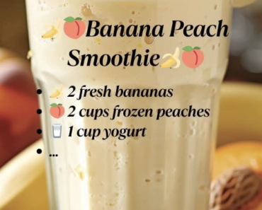 Banana Peach Smoothie